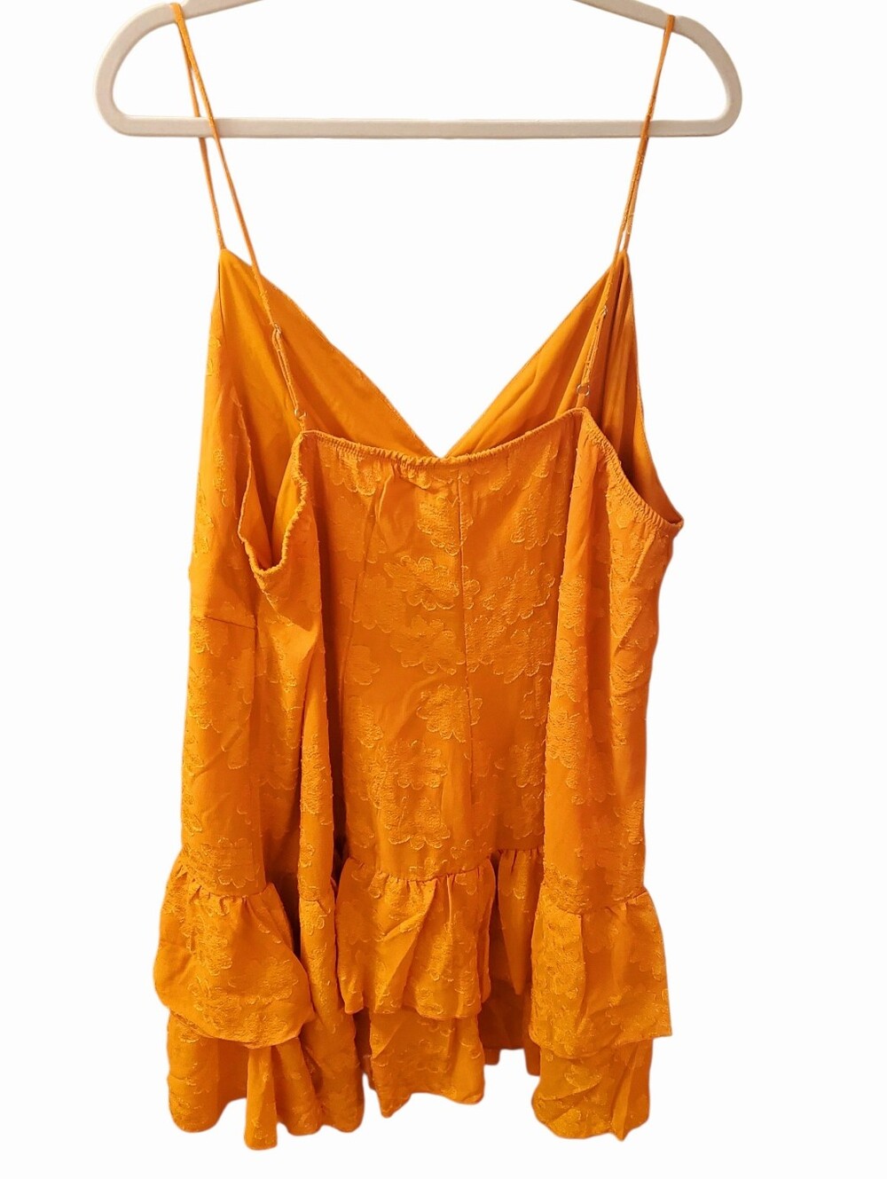 Burnout Floral Ruffle Mini - Picture 3 of 12